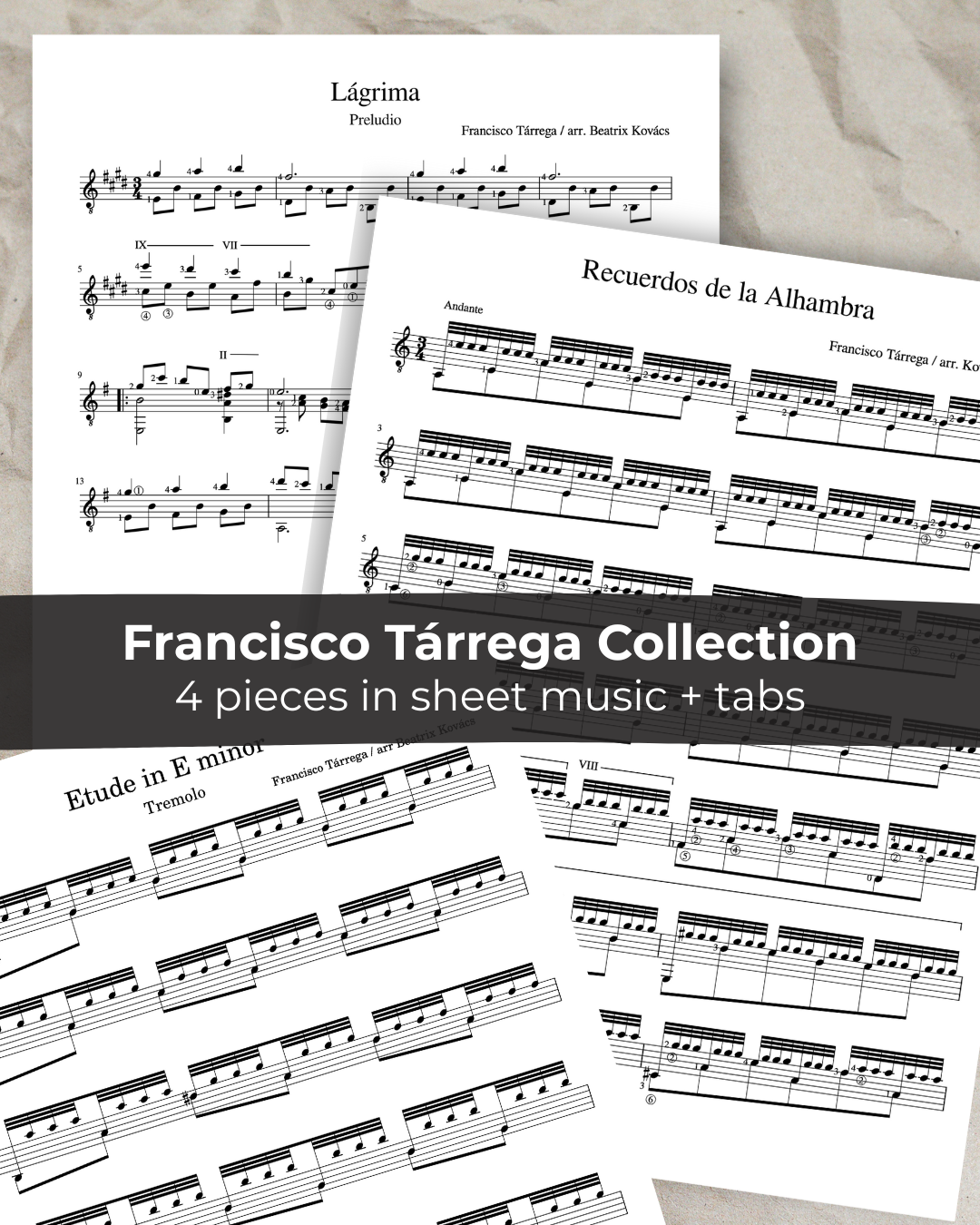 Tárrega Sheet Music Collection